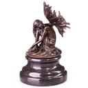Bronze Skulptur Figur Bronzeskulptur Bronzefigur Elfe