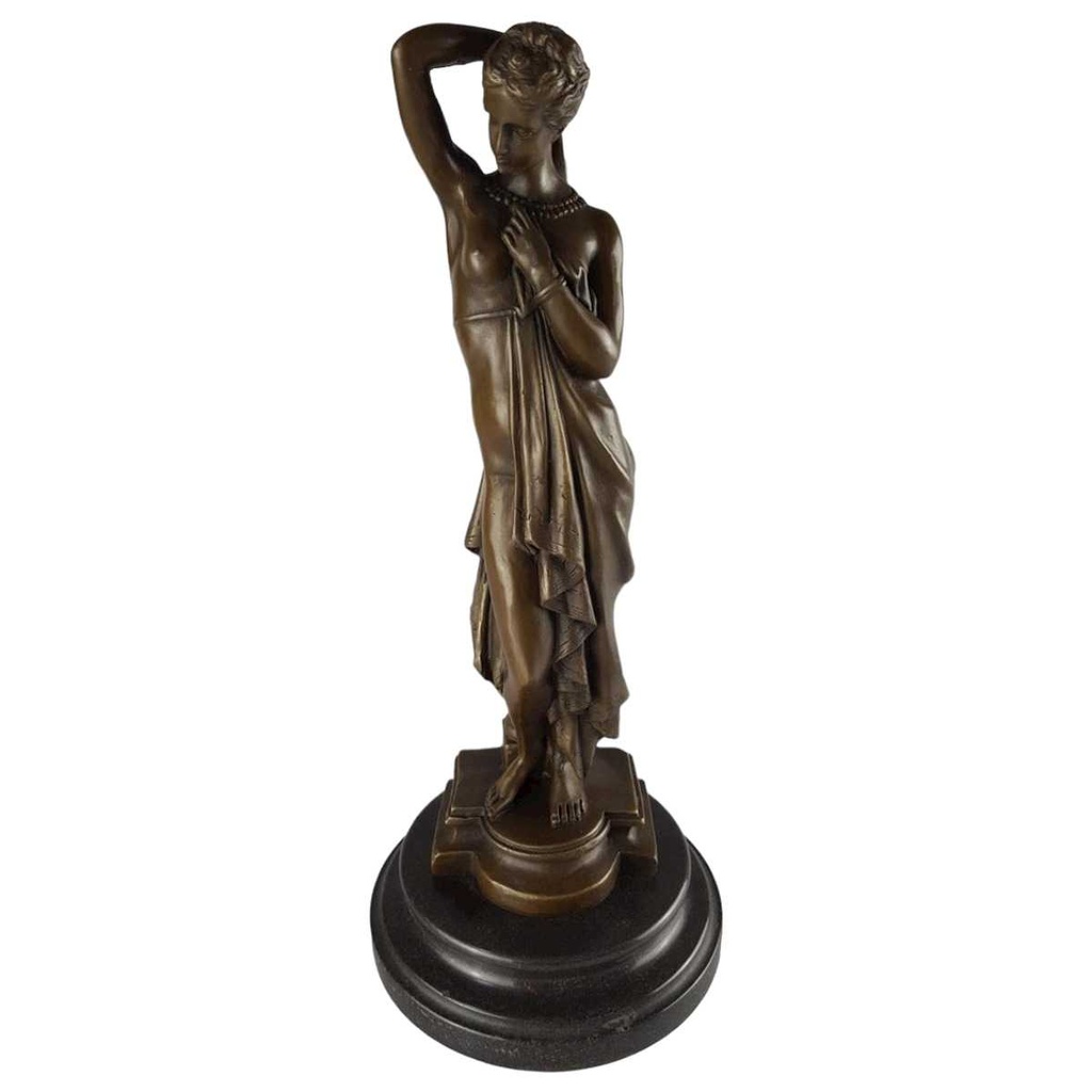 [LA-64086] Skulptur Figur Bronzeskulptur Bronzefigur Bronze Akt Weiblicher Frau