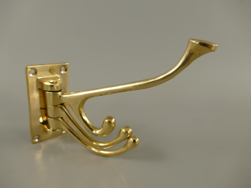 [LA-64516] Garderobenhaken Kleiderhaken Wandhaken Mantelhaken Messing