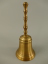 Tischglocke Messing brüniert glatt H 15cm