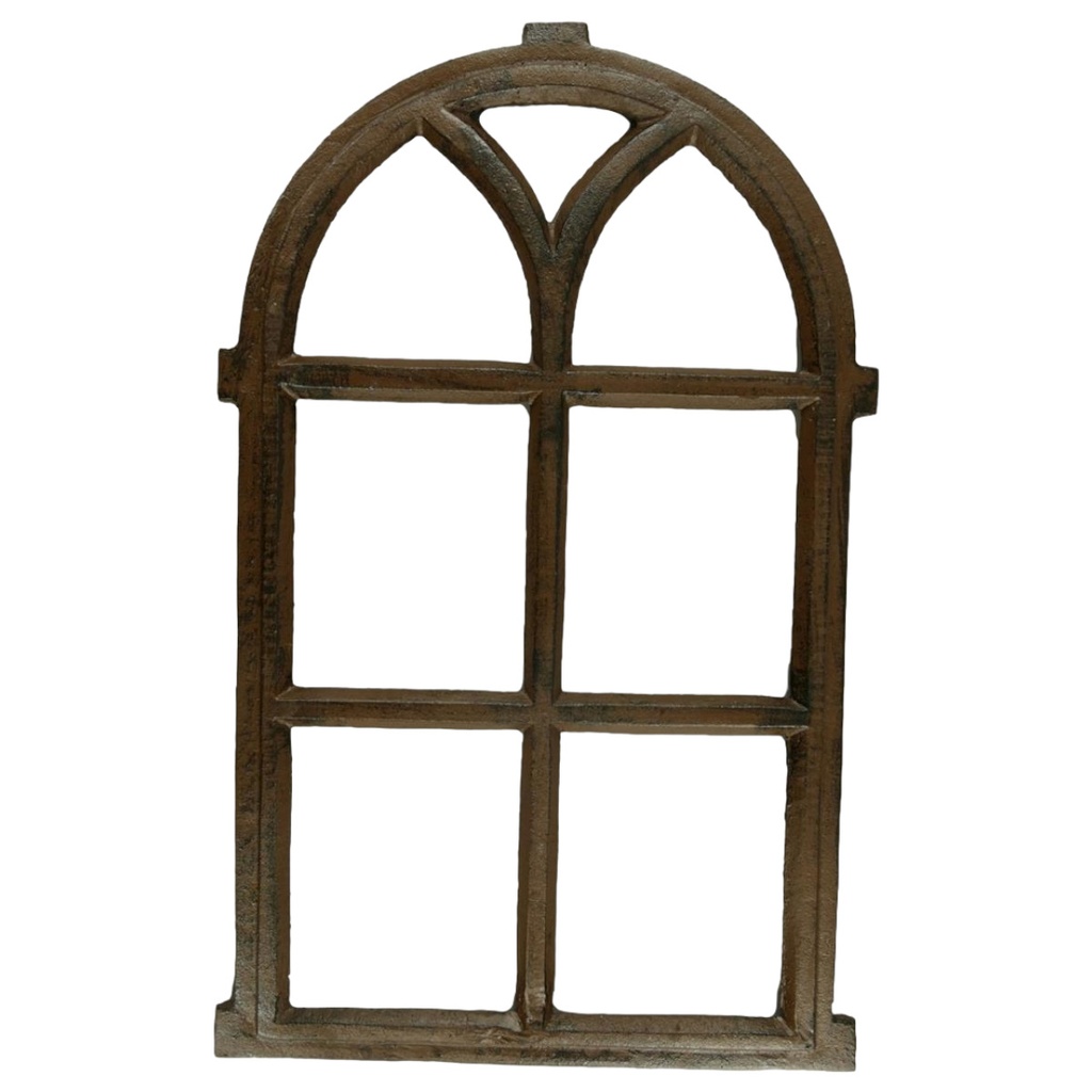 [LA-70724] Stallfenster Fensterrahmen Gusseisen Braun rustikal Antik-Stil Nostalgie #70724