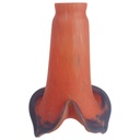 Ersatzglas Ersatzschirm Glasschirm Lampenschirm Glas Rot/Blau P.D V.