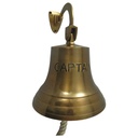 Glocke mit Haken Mes. brün(IND)CAPTAIN H.20-D.14cm