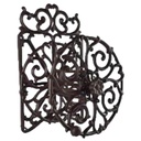 Schlauchhalter Schlauchtrommel Schwengel rustikal braun H.35x23cm