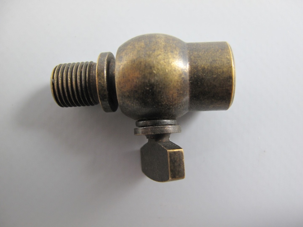 [LA-85671] Gewricht für LAMPEN L.40mm M10x1 Messing brüniert