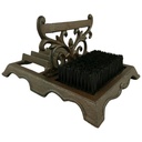Schuhschaber Gußeisen rustikal braun L.27x15cm