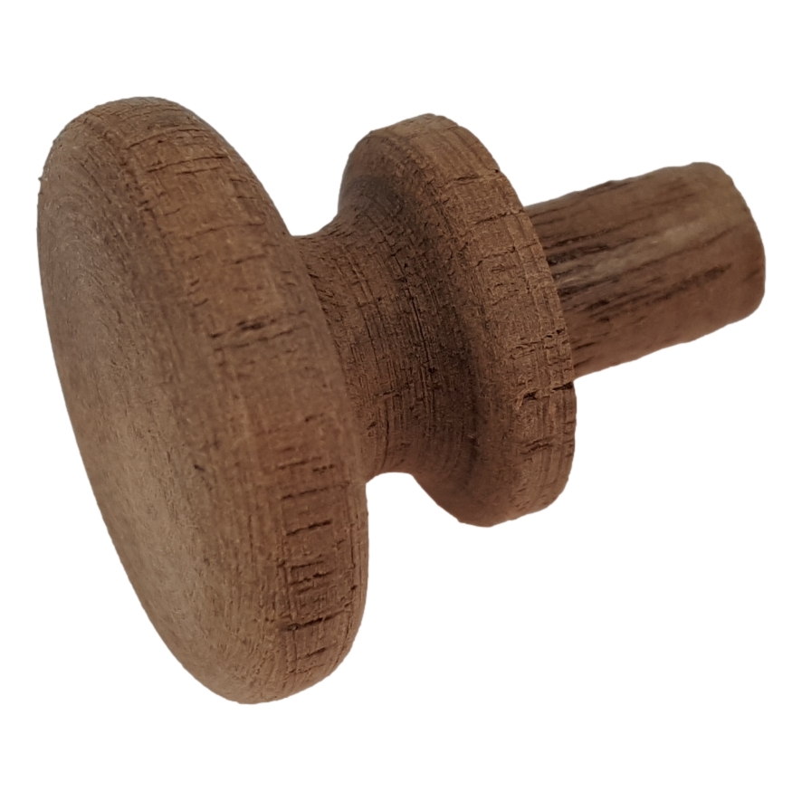 [LA-85784] Holzknopf Holz Möbelgriff Schubladengriff Möbelknauf Teakholz 20mm