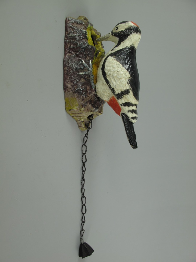 [LA-85835] Türklopfer VOGEL Eisen FARBE H.21x13cm