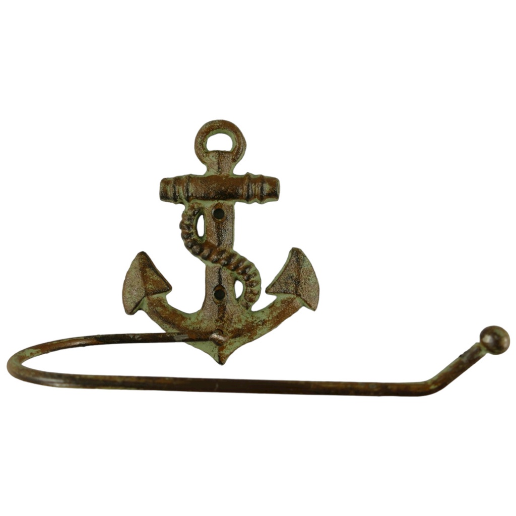 [LA-85901] Toilletrolhalter Gußeisen farbig L.17cm