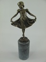 Bronzeskulptur Bronzefigur Tänzerin #85969