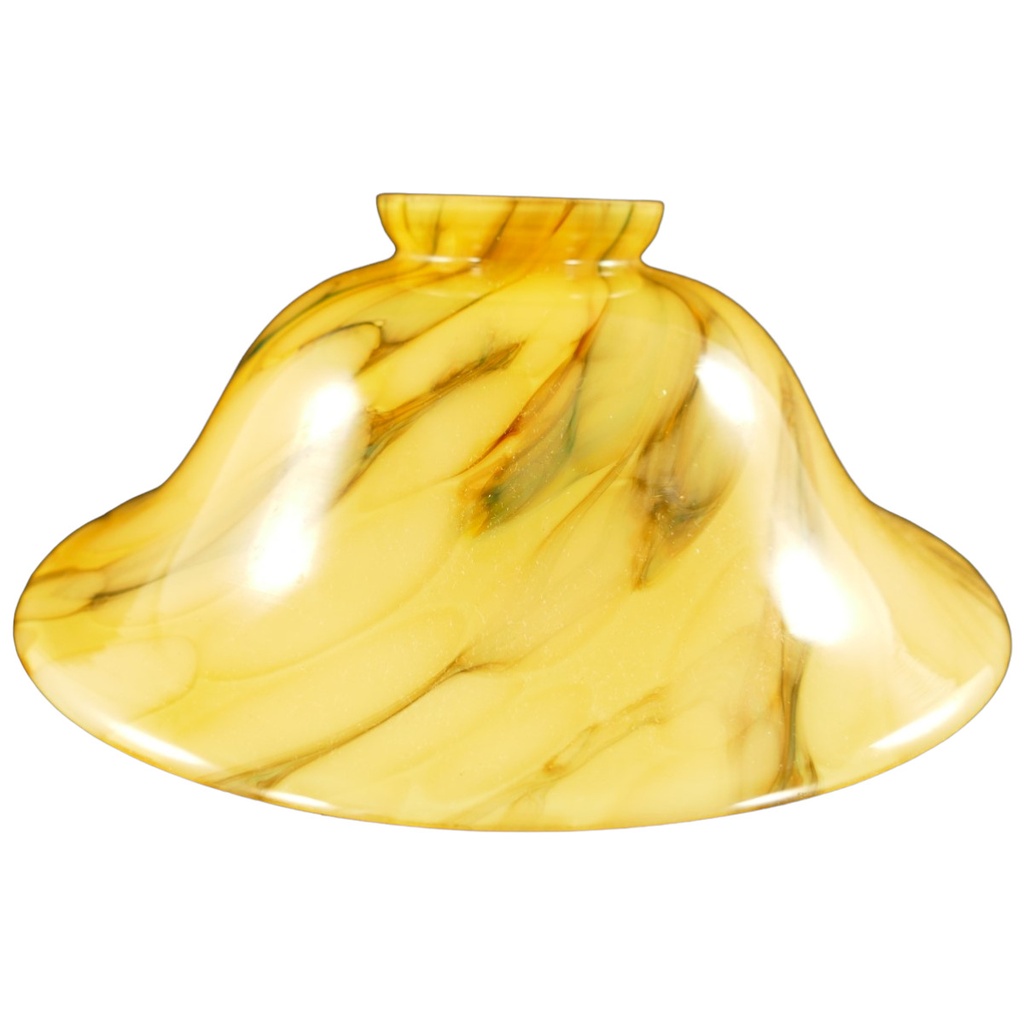 [LA-86156] Schirm gelb marmoriert Gh.6cm D.20cm #86156