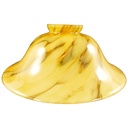Schirm gelb marmoriert Gh.6cm D.20cm #86156