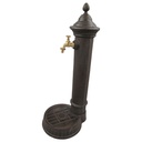 Zapfsäule Gußeisen rustikal braun H.78x33cm