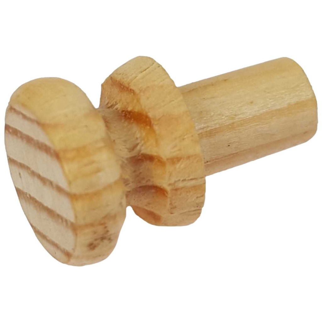 [LA-86230] Holzknopf Möbelgriff Schubladengriff Möbelknauf Kiefer Holz weich