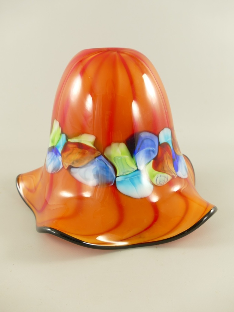 [LA-86318] Glas Vase farbe D.43x22cm