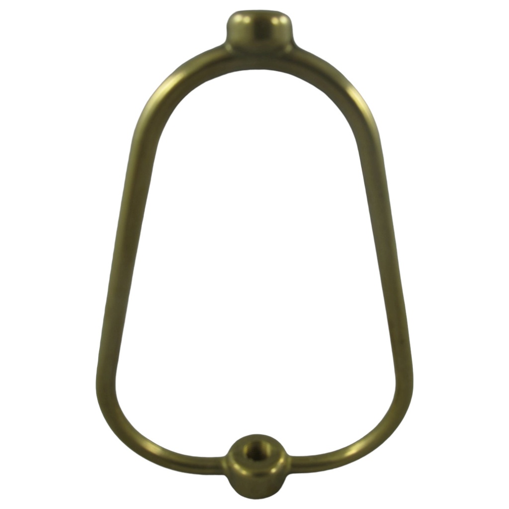 [LA-86431] Lampenhalter(Gaffel) Messing H.15x10cm