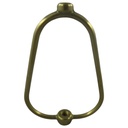 Lampenhalter(Gaffel) Messing H.15x10cm