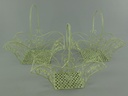 Korbset Eisen weiß Set/3 H.38/41/43-L.41/44/47cm