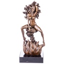 Erotische Bronzefigur Weiblicher Akt