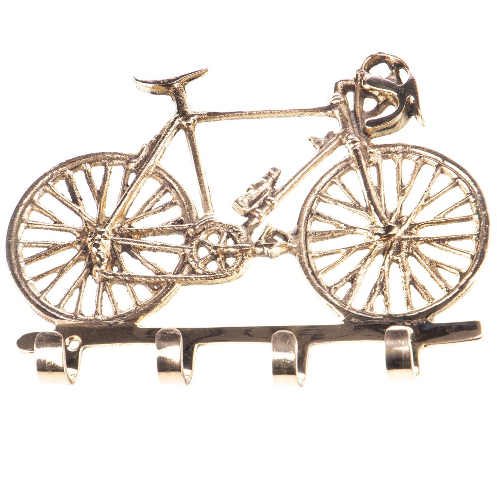 [LA-1821938] Messing Wandhaken Fahrrad