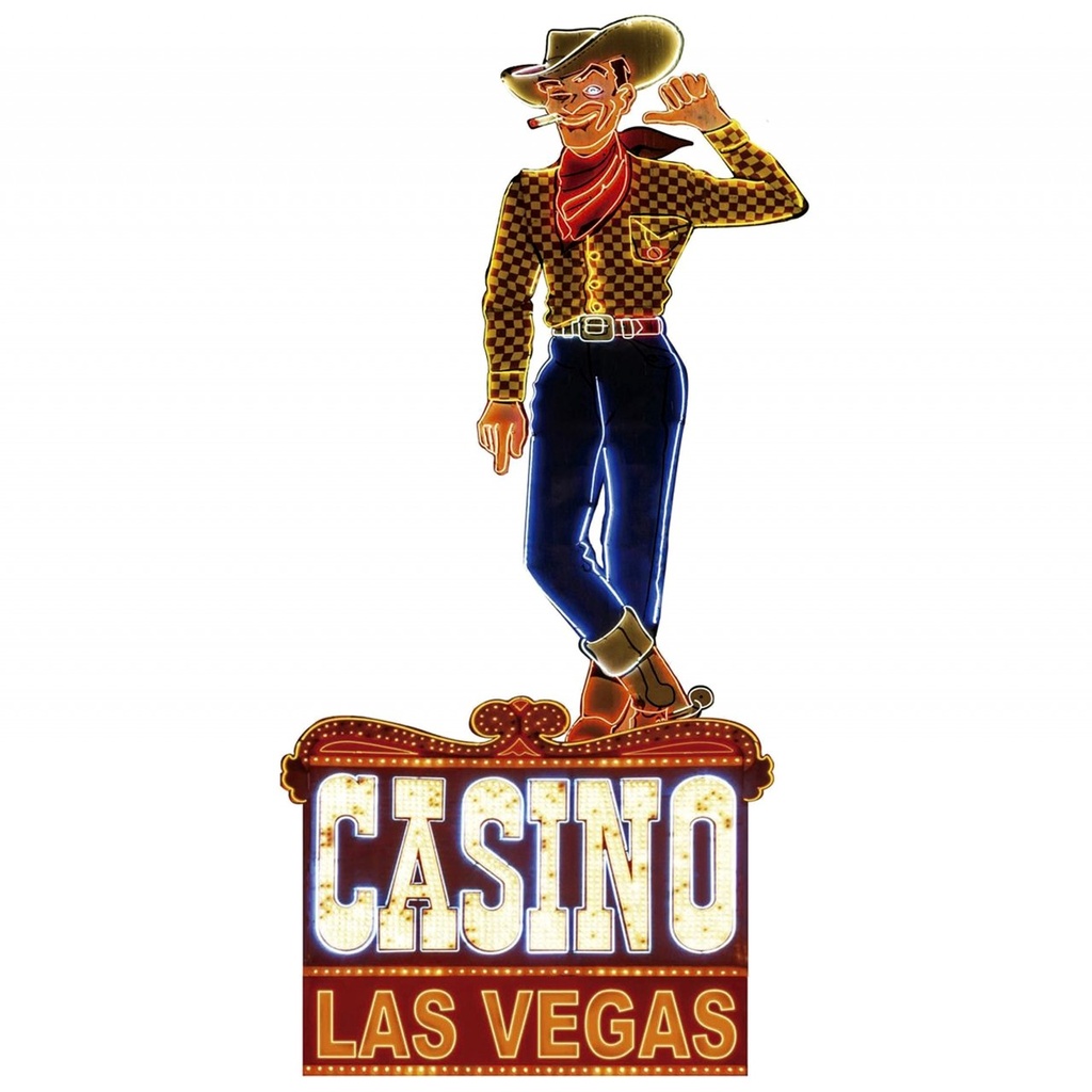 [LA-1821949] Geprägtes Blechschild Casino Las Vegas