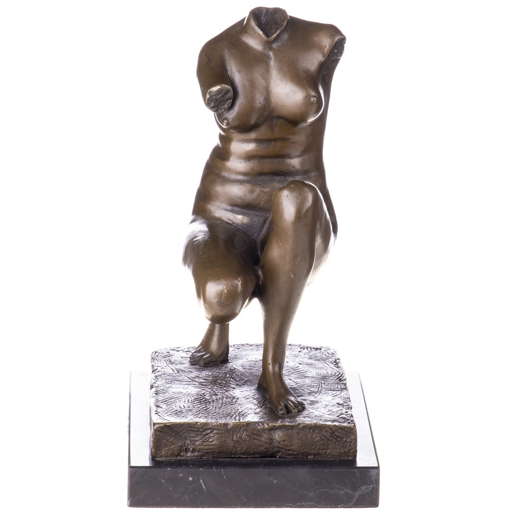 [LA-1821964] Bronzeskulptur Bronzefigur weiblicher Torso