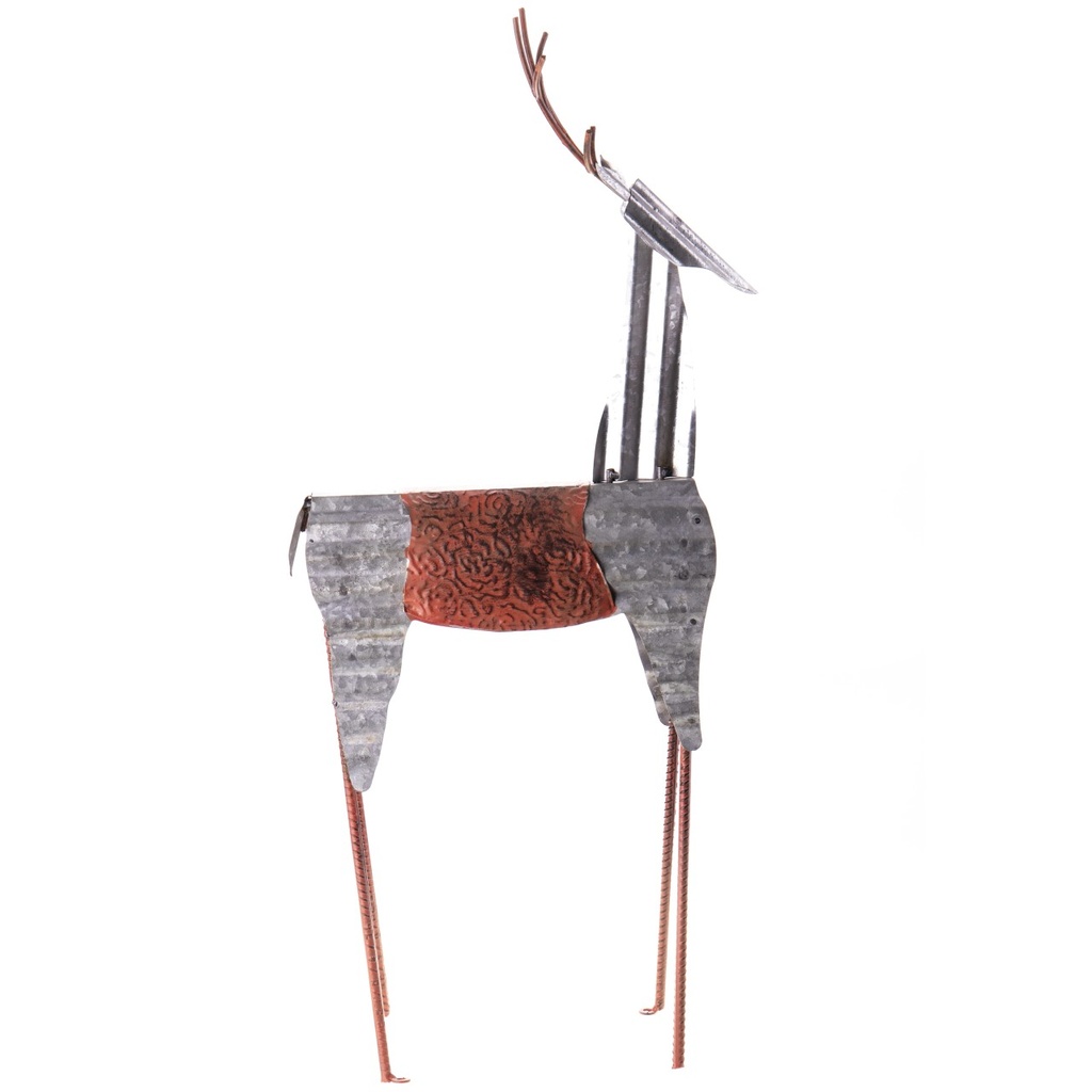 [LA-1821968] Metall Gartenfigur Rentier