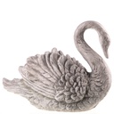 Polyresinfigur Blumentopf Schwan