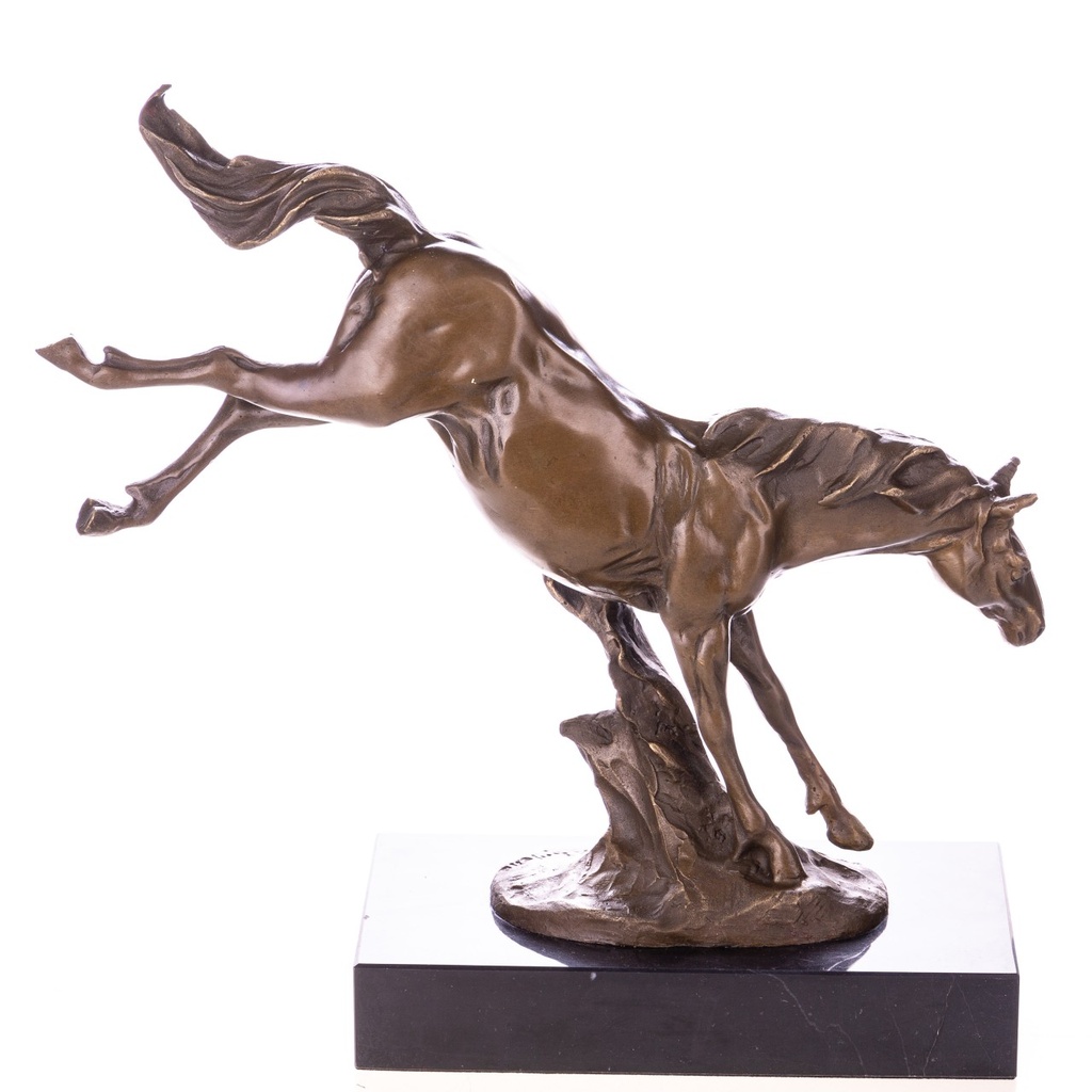 [LA-1822064] Bronzeskulptur Bronzefigur Pferd