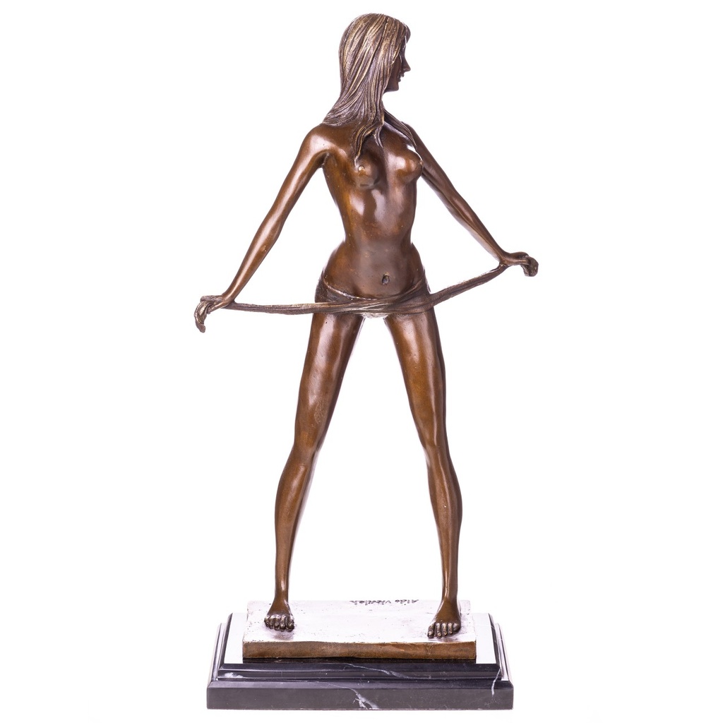 [LA-1822069] Erotische Bronzefigur weiblicher Akt
