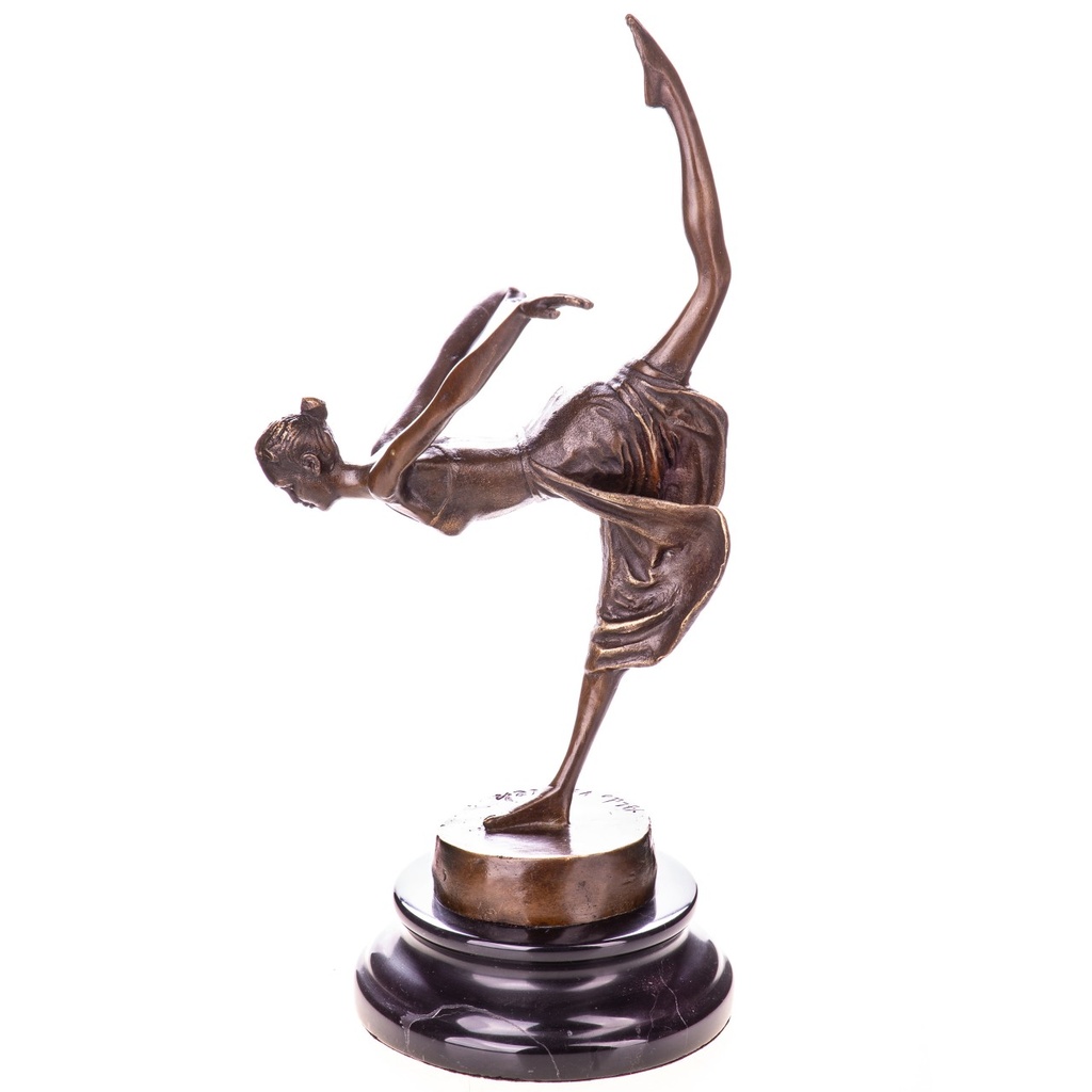 [LA-1822071] Bronzeskulptur Bronzefigur Tänzerin