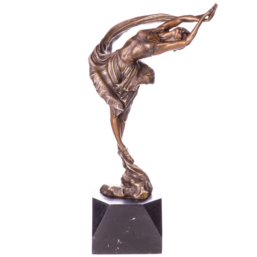 [LA-1822072] Bronzeskulptur Bronzefigur Tänzerin