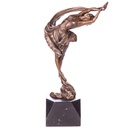 Bronzeskulptur Bronzefigur Tänzerin