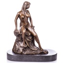 Erotische Bronzefigur Weiblicher Akt