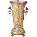 Porzellan mit Bronze Vase mit Schmetterlingen