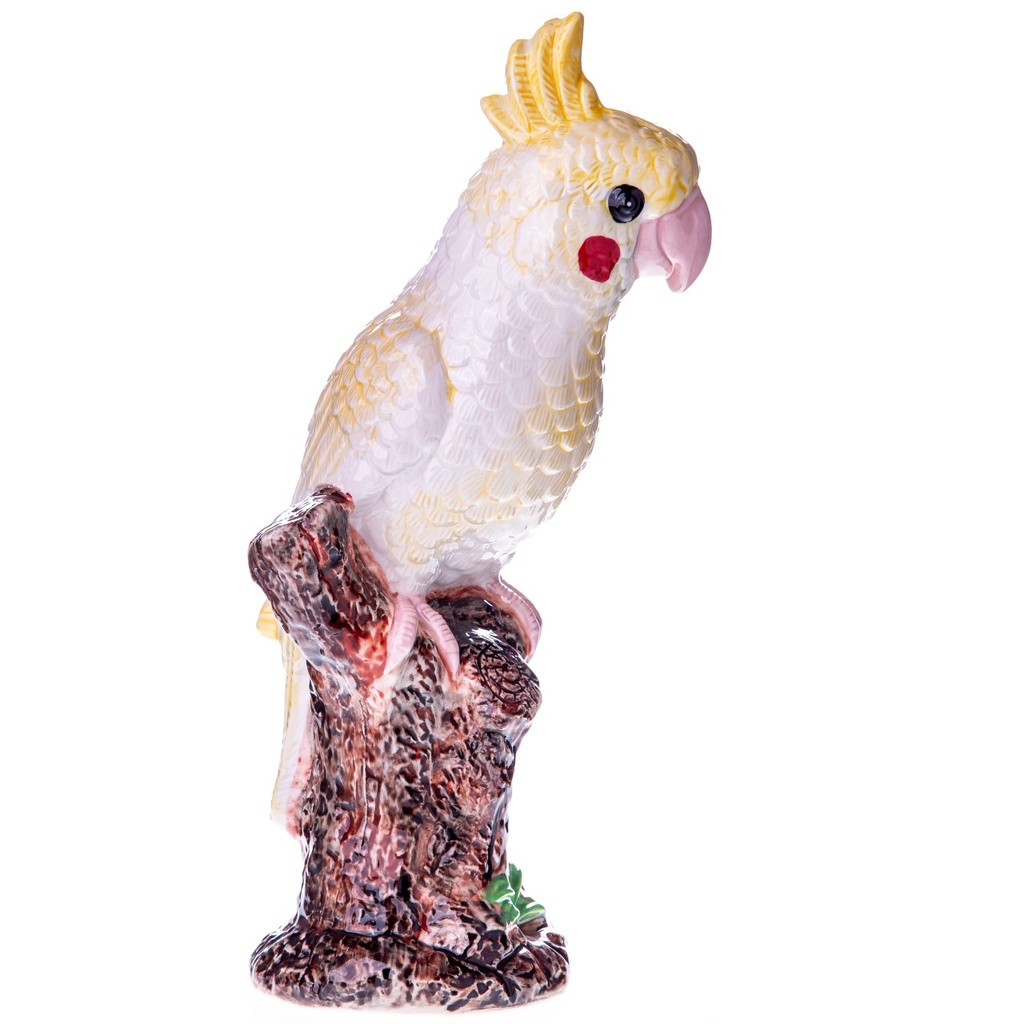 [LA-1822126] Keramik Tierfigur Nymphensittich