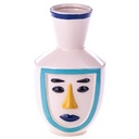 Handbemalte Keramik Gesicht-Vase