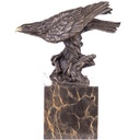 Bronzeskulptur Bronzefigur Adler