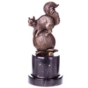 Bronzeskulptur Bronzefigur Eichhörnchen