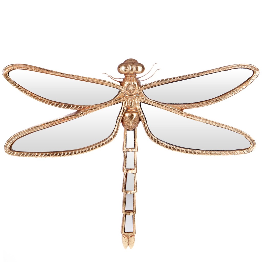 [LA-1822178] Spiegel mit Rahmen aus Polyresin in Form einer Libelle