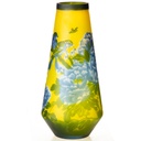 Handgefertigte Kameoglas Vase signiert Gallé und Tip