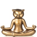 Keramik Figur Meditierende Katze
