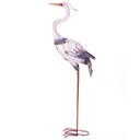 Metall Gartenfigur Kranich