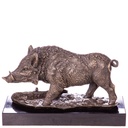 Bronzeskulptur Bronzefigur Wildschwein