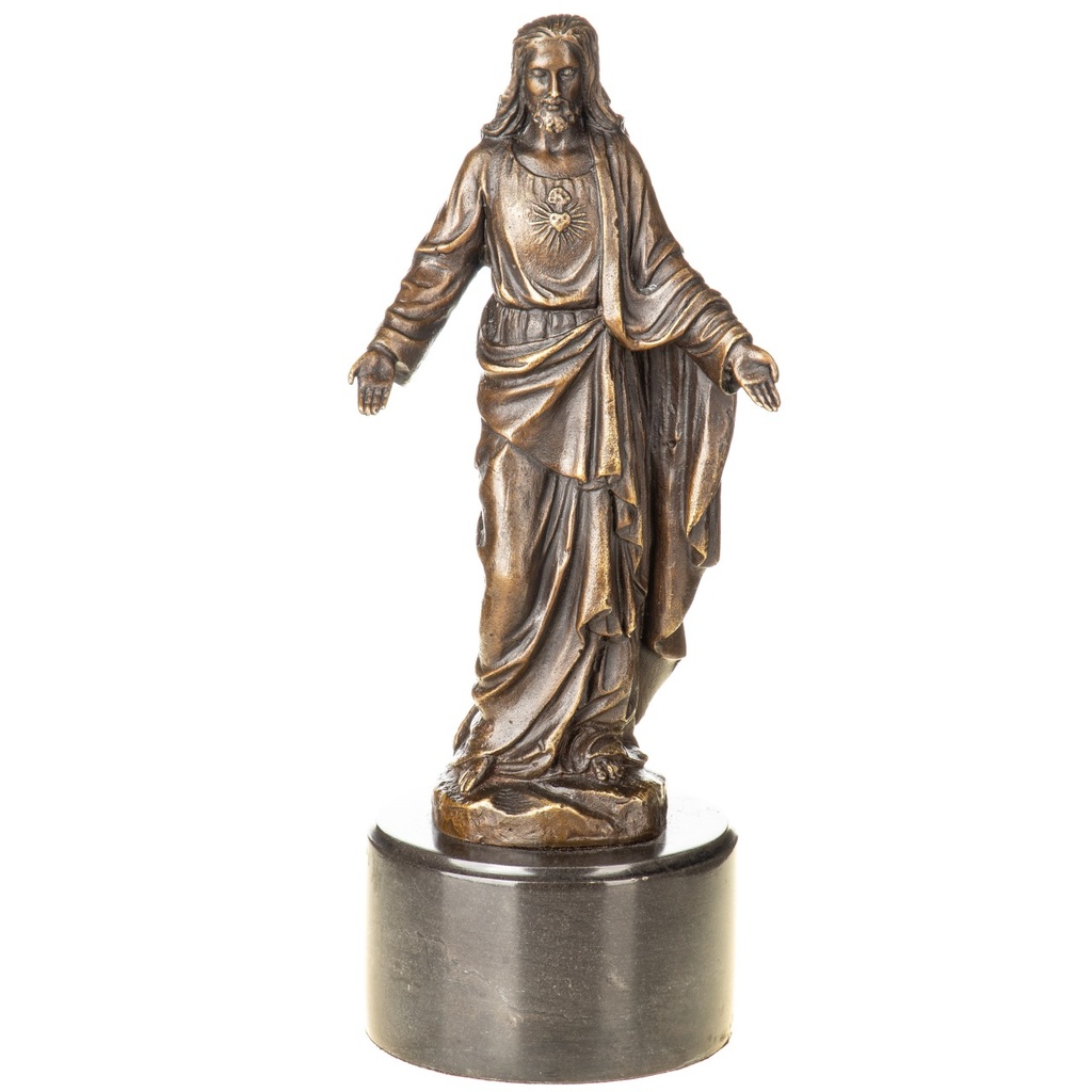 [LA-1822345] Bronzeskulptur Bronzefigur Jesus