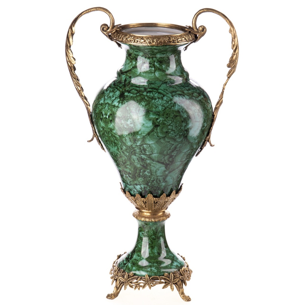 [LA-1822352] Porzellan mit Bronze Vase