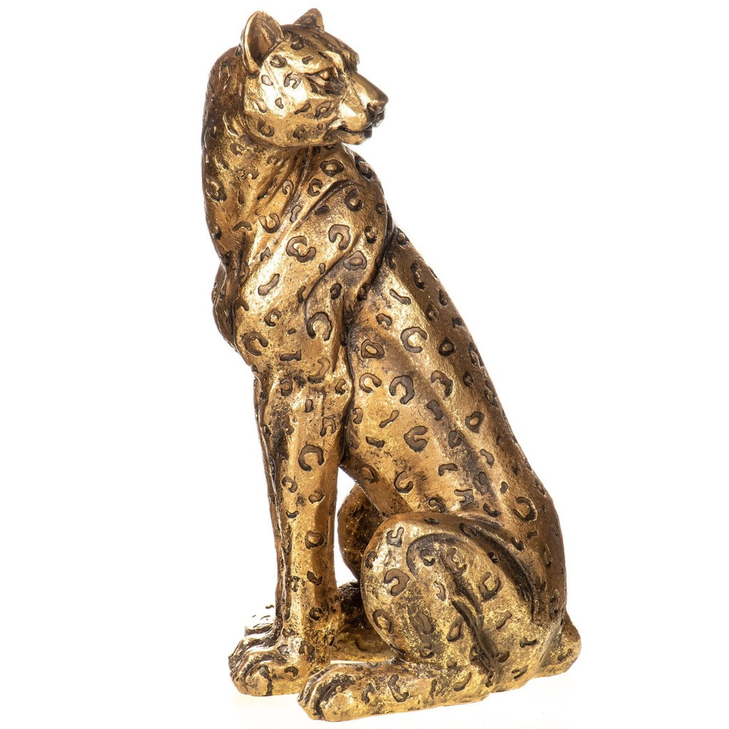 [LA-1822367] Polyresinfigur Leopard
