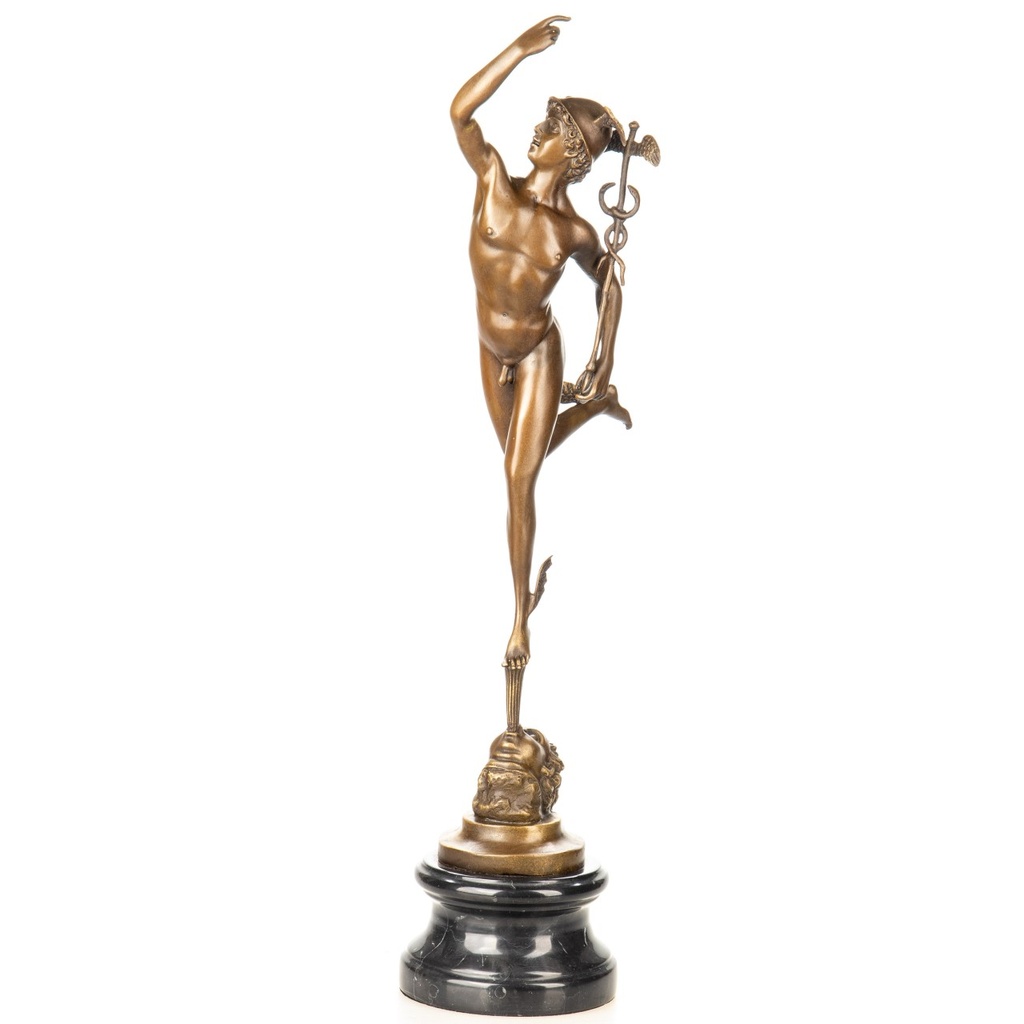 [LA-1822406] Bronzeskulptur Bronzefigur Hermes