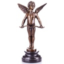 Bronzeskulptur Bronzefigur Engel Vici nach A.Moreau