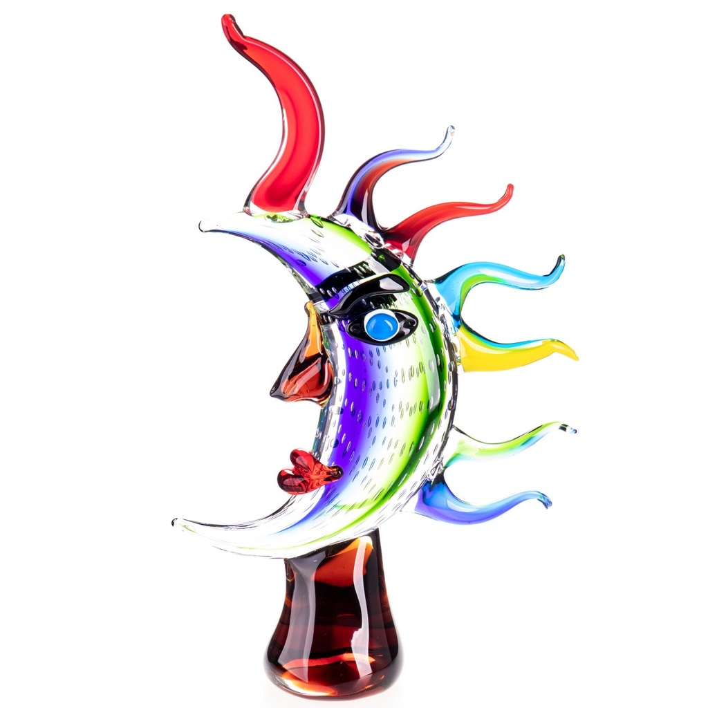 [LA-1822450] Murano-Stil Glas Figur Harlekin